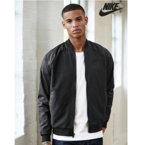 nike men's woven players bomber jacket